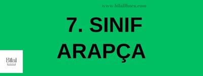 7. SINIF ARAPCA 1