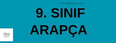 9. SINIF ARAPCA 1 1
