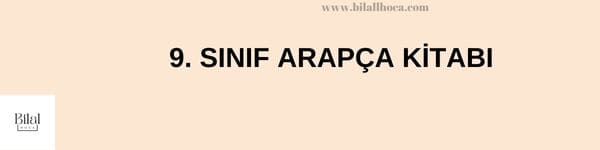 9. SINIF ARAPCA KITABI 2 1