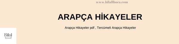 ARAPCA HIKAYELER 1